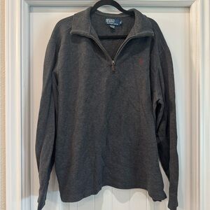 U.S. Polo Assn. Gray Zip Up Sweater